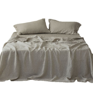 Hemp bed sheets and duvet cover