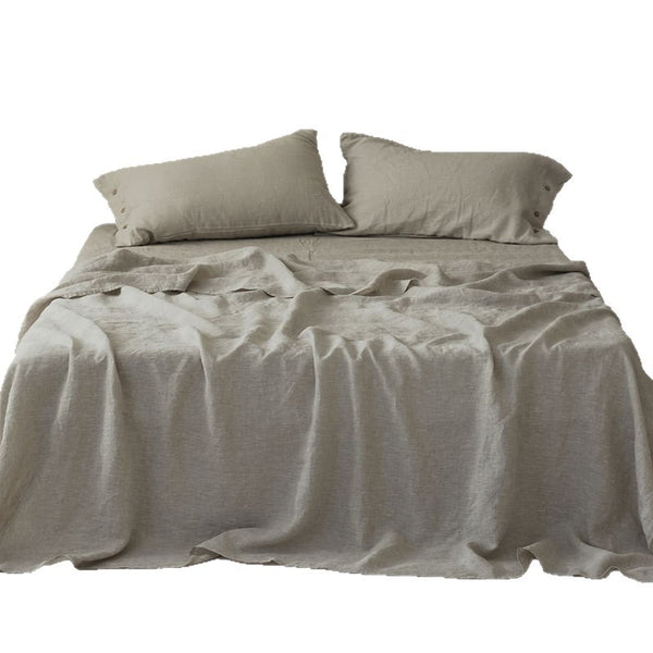 Hemp bed sheets and duvet cover