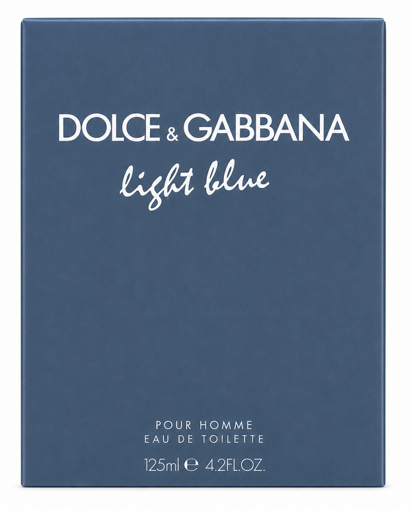 Light Blue by Dolce & Gabbana for Men Eau de Toilette Spray 4.2 oz / 125 ml