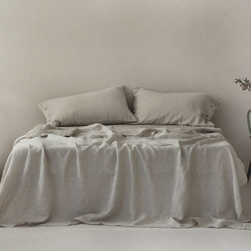 Hemp bed sheets and duvet cover