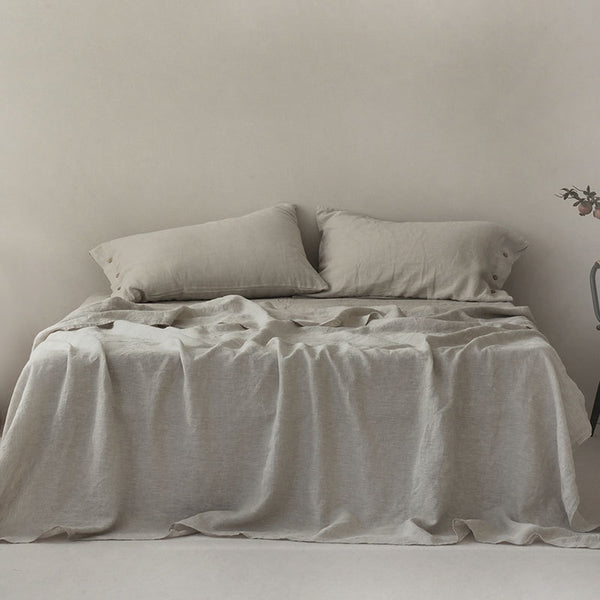 Hemp bed sheets and duvet cover