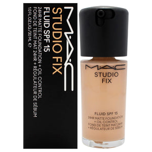 MAC Studio Fix Fluid SPF 15 Foundation NC27 1 oz – 24HR Matte Oil Control