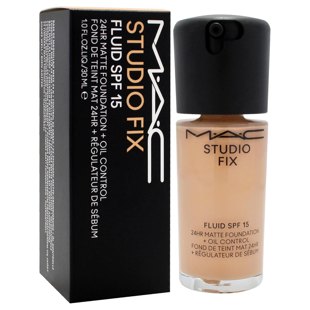 MAC Studio Fix Fluid SPF 15 Foundation NC27 1 oz – 24HR Matte Oil Control