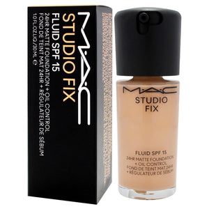 MAC Studio Fix Fluid SPF 15 Foundation NC27 1 oz – 24HR Matte Oil Control