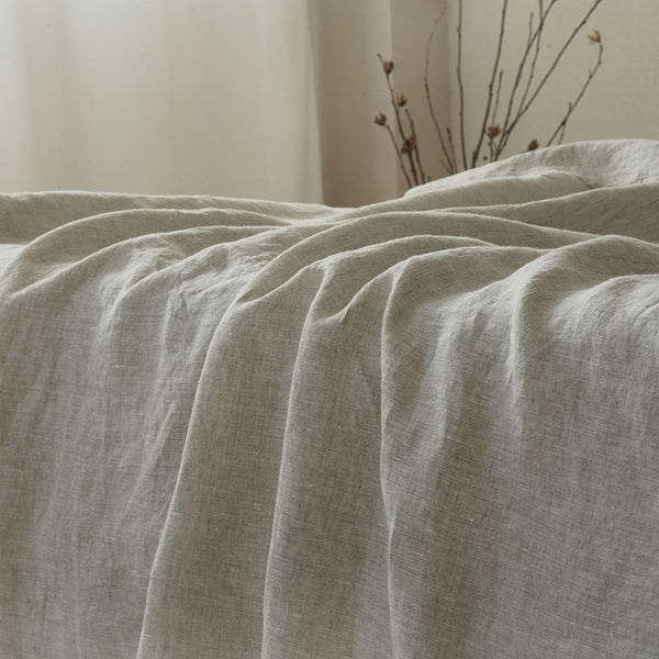 Hemp bed sheets and duvet cover