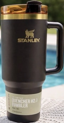 Stanley Chocolate Gold Quencher H2.0 FlowState Tumbler 40 oz – Factory Sealed
