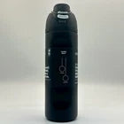 Owala FreeSip 24oz Stainless Steel Water Bottle – Very Very Dark, Insulated Reusable Bottle