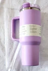2024 STANLEY Purple with Stars Quencher H2.0 Tumbler – 40 oz Insulated Travel Cup