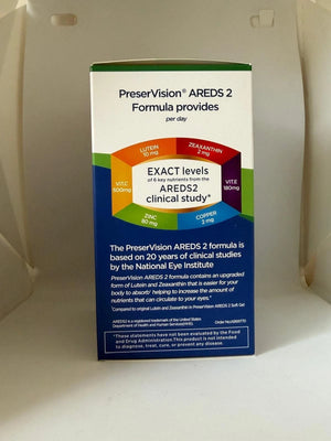 PreserVision AREDS 2 Eye Vitamins 210 Mini Soft Gels Antioxidant Supplement