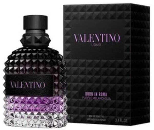 Valentino Uomo Born in Roma Purple Melancholia 3.4 oz / 100ml Men's Eau de Toilette New