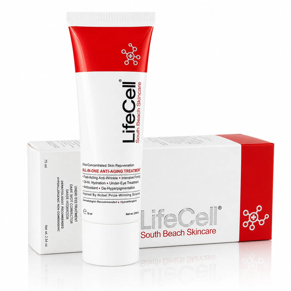LifeCell South Beach All-In-One Anti-Aging Treatment 2.54 oz / 75ml – Firming & Hydrating Face Cream