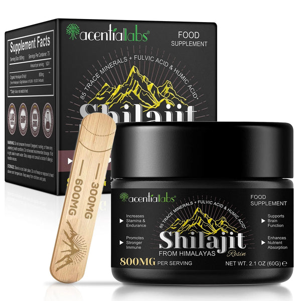 100% Himalayan Shilajit Soft Resin with Fulvic Acid – Premium Herbal Supplement