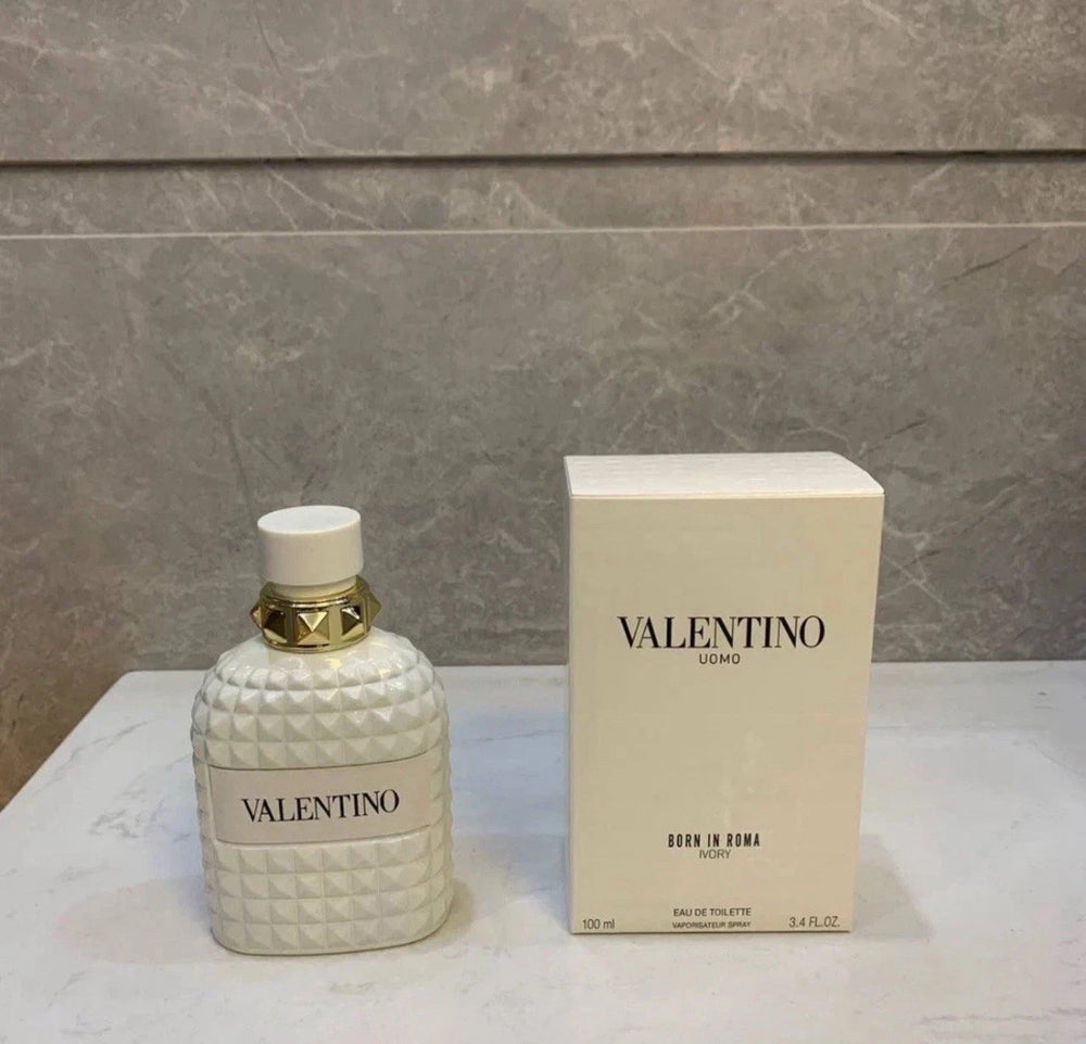 Valentino Uomo Born In Roma Ivory Eau de Toilette 3.4 oz / 100ml Spray for Men – New