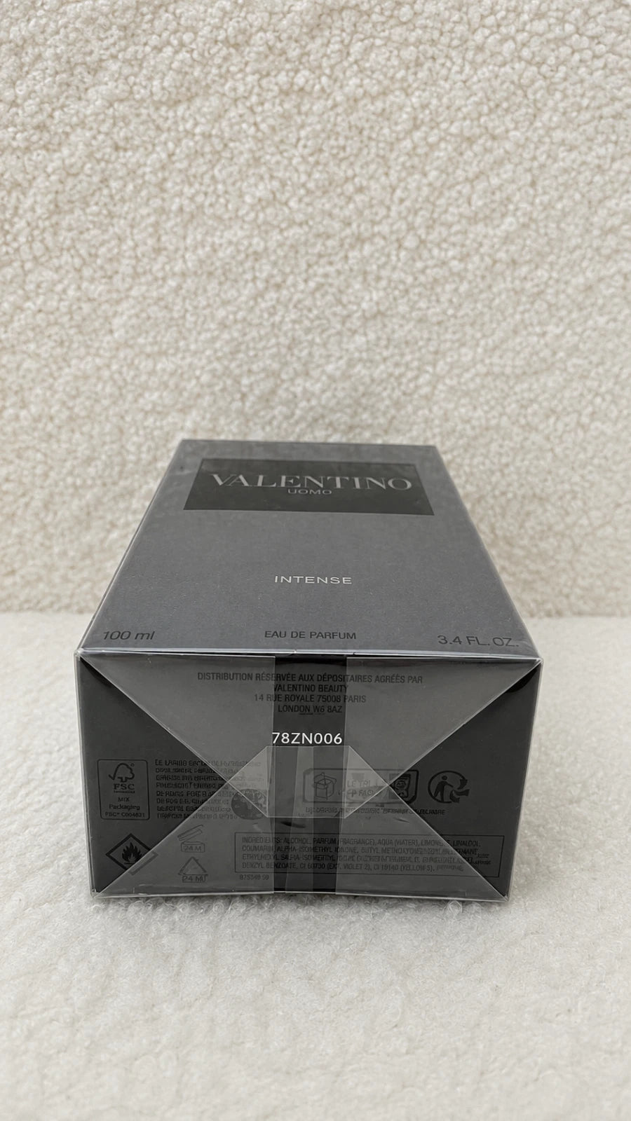 Valentino Uomo Intense Eau de Parfum 3.4 oz / 100ml for Men – Sealed