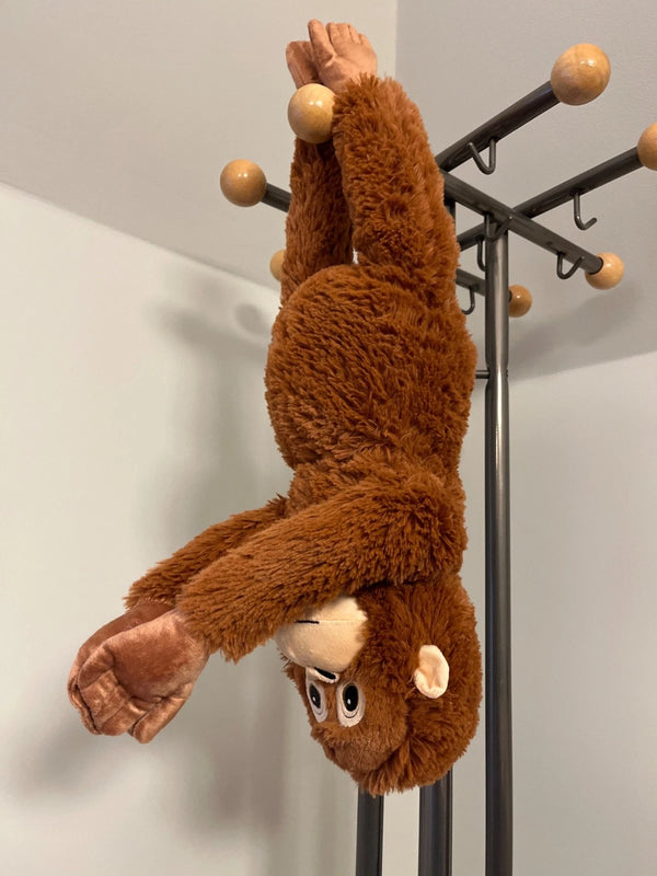 IKEA DJUNGELSKOG Orangutan Plush Toy 26" Brown – Punch Monkey Stuffed Animal