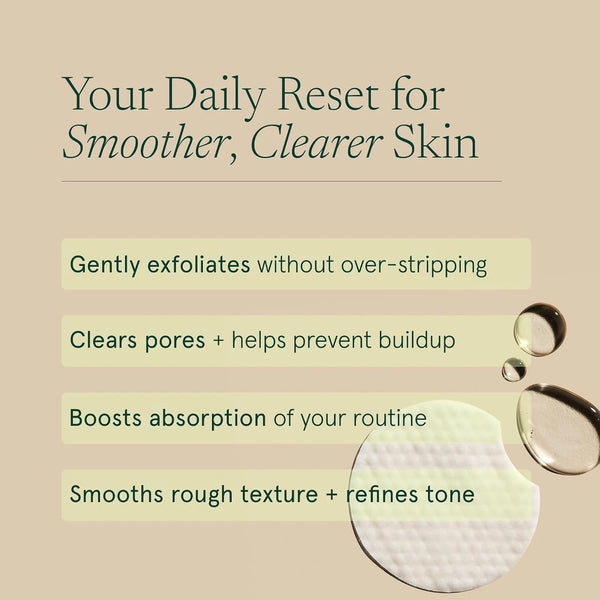 Barefaced Toning Pads – Exfoliating Facial Pads – 60 Count – Pack of 1 – New