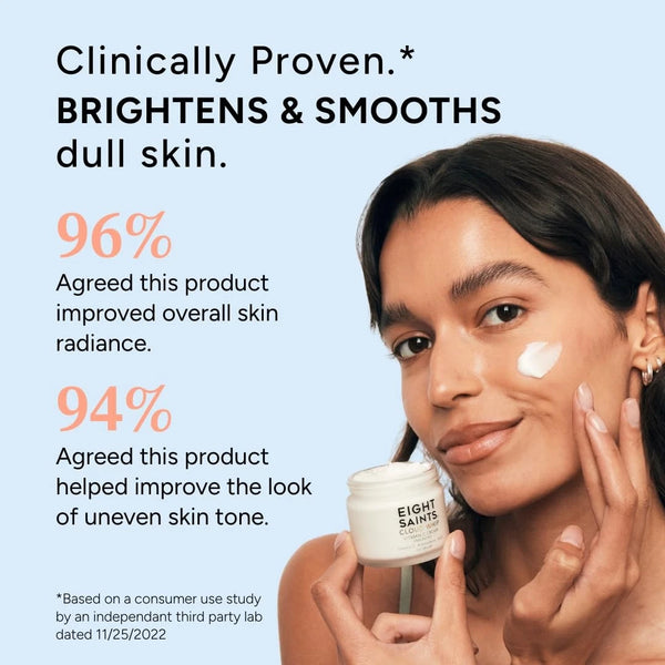Eight Saints C Cream Cloud Whip Vitamin C Face Moisturizer 2 oz – Hydrating Anti-Aging Day Cream