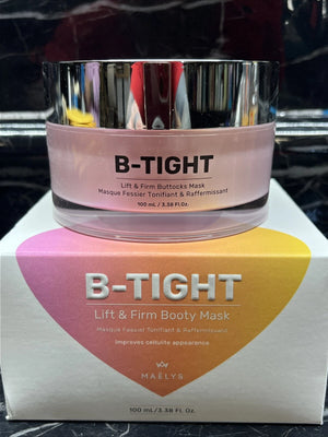 MAËLYS B-TIGHT Lift & Firm Booty Mask 3.4 oz – Brazilian Peppertree & Caffeine Body Firming Cream