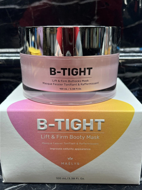 MAËLYS B-TIGHT Lift & Firm Booty Mask 3.4 oz – Brazilian Peppertree & Caffeine Body Firming Cream