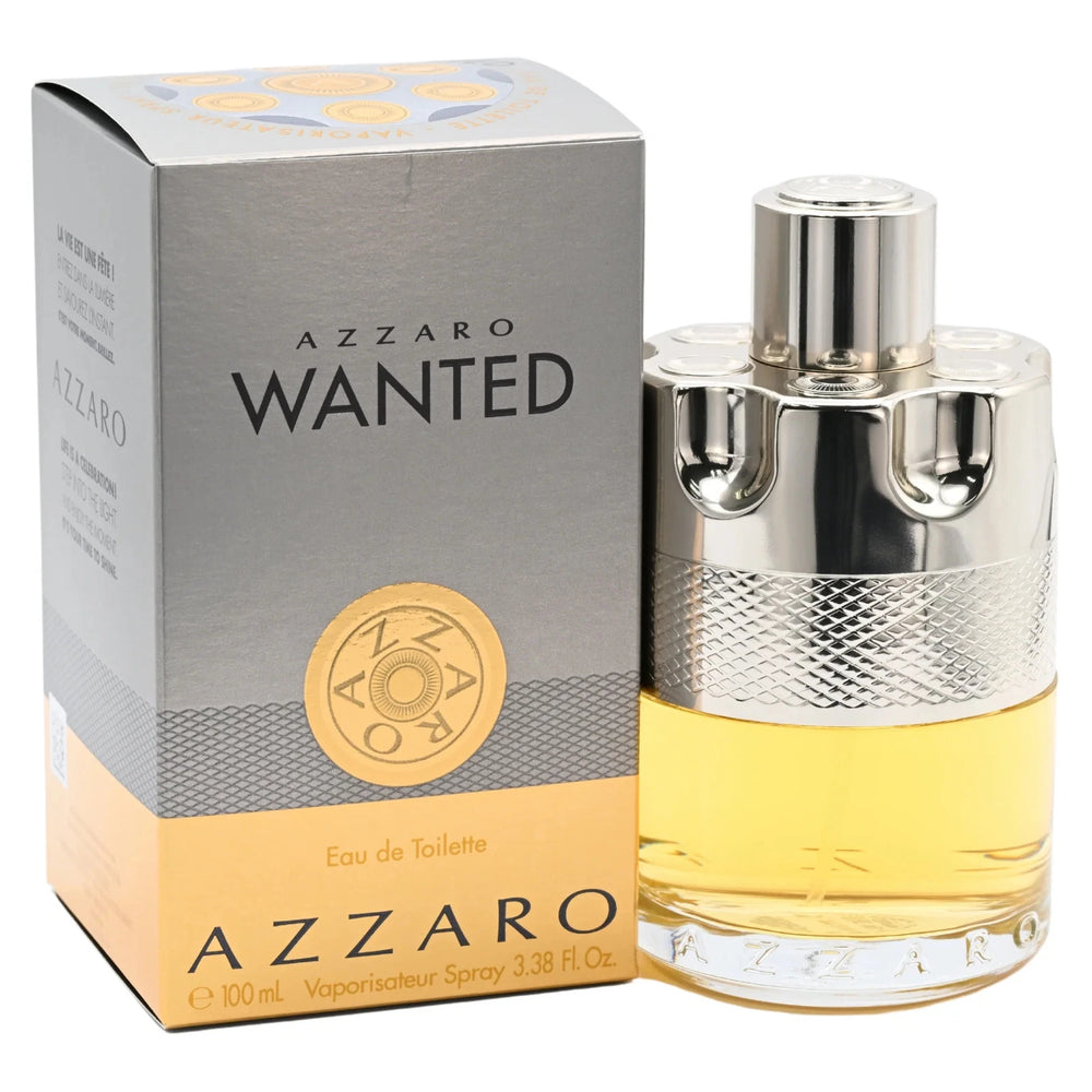 Azzaro Wanted by Azzaro for Men Eau de Toilette Spray 3.4 oz / 100 ml – New in Box