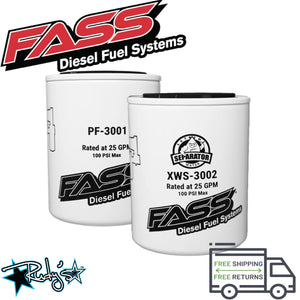 FASS Titanium Series Fuel Filter & Water Separator – Replacement Diesel Fuel System Filter
