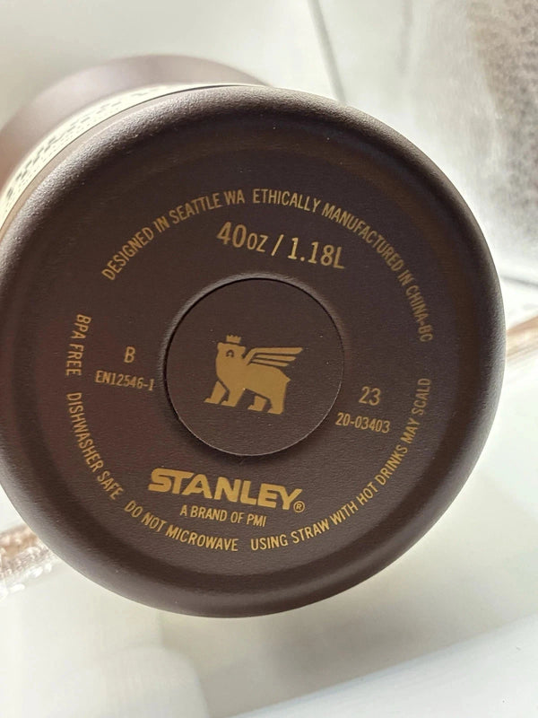 Stanley Chocolate Gold Quencher H2.0 FlowState Tumbler 40 oz – Factory Sealed