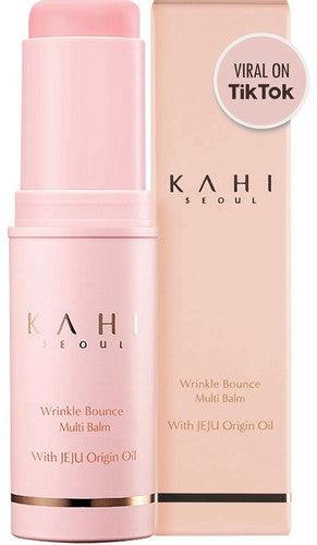 KAHI Wrinkle Bounce Multi Balm 9g – Anti-Wrinkle Facial Serum Stick, Hydrating Moisturizer