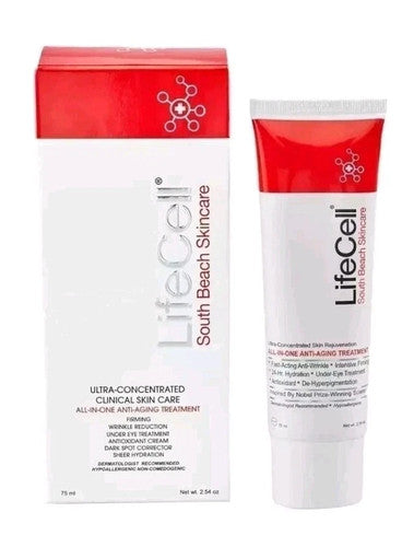 LifeCell South Beach All-In-One Anti-Aging Treatment 2.54 oz / 75ml – Firming & Hydrating Face Cream