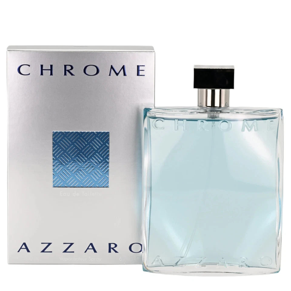 Azzaro Chrome Men's Cologne 3.3 oz / 100ml Eau de Toilette Spray